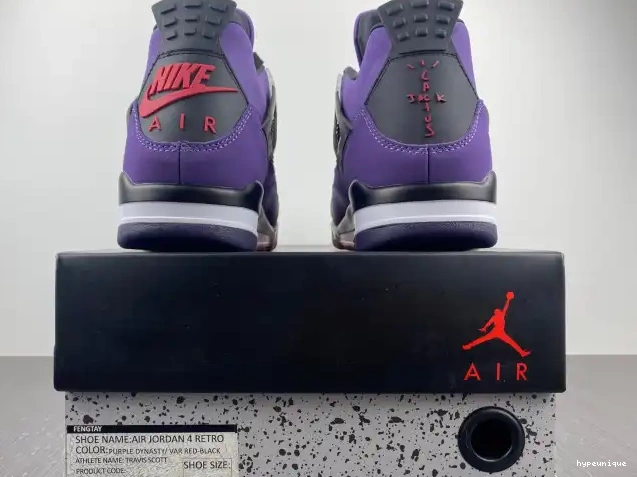 HYPE LN4 Family) Scott Purple and Retro Jordan 766296 (Friends 4 Travis 0506